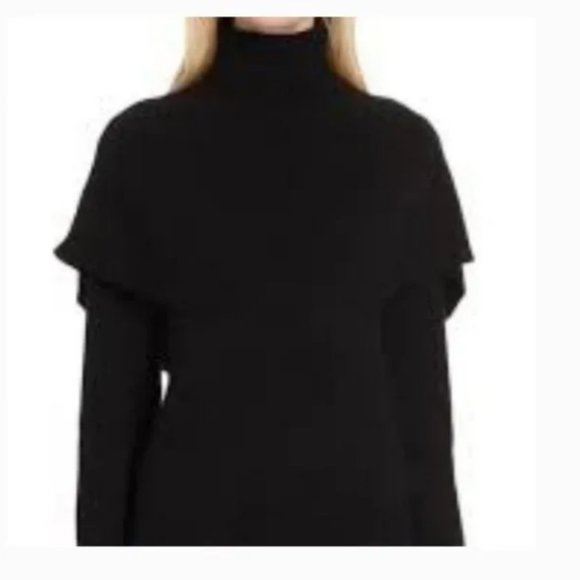 kate spade madison avenue loriot pink turtleneck capelet sweater small nwot - Picture 6 of 16